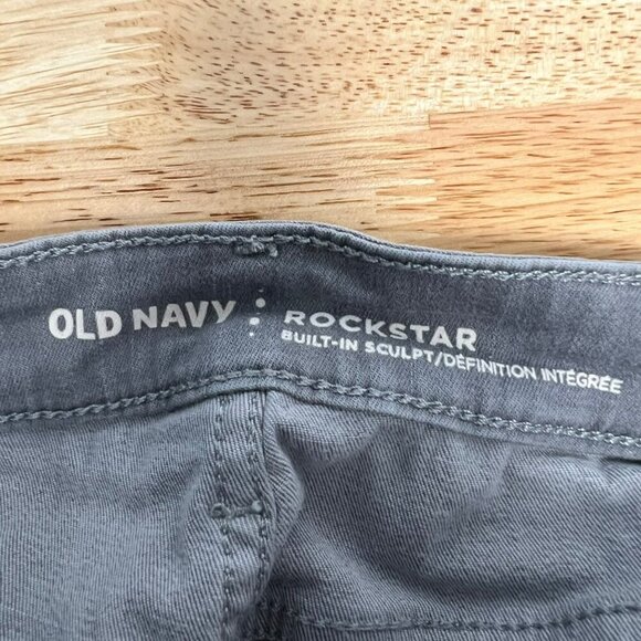 Old Navy Womens Rockstar Skinny Jeans Five Pocket Gray Size 8 - Picture 8 of 9